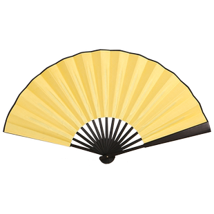 防水撕不烂绢布折扇空白洒金黑色彩色扇子书法题字专用古风舞蹈扇