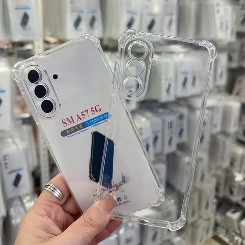 适用三星气囊四角防摔透明手机壳