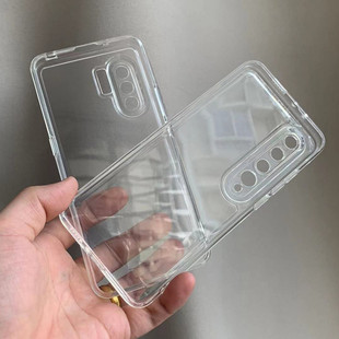 23ultra S22 S25edge透明S9plus太空壳S20FE手机保护套S10加厚tpu软胶套 S24FE防摔手机壳S21FE 适用三星S25