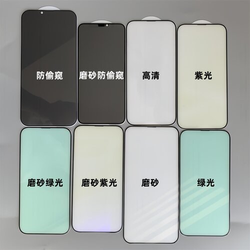 批发适用苹果手机一体防尘钢化膜
