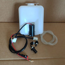 电动三四轮车雨刮刷喷水壶洗涤器12v24电机水泵喷头软管玻璃通配