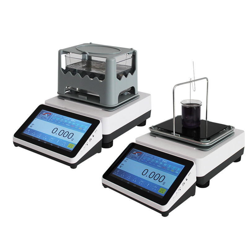 XFMD-3205S多功能固体液体粉末密度计0.001g/cm3触摸屏电子比重计