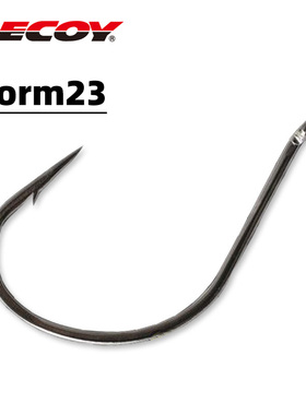 日本DECOY胜一WORM23wacky钩倒吊钩软饵软虫钩防挂路亚钩黑坑