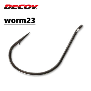 日本DECOY胜一WORM23wacky钩倒吊钩软饵软虫钩防挂路亚钩黑坑