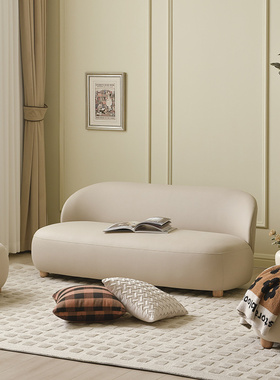 zok作壳科技布防水沙发轻复古简约客厅布艺易打理小户型卧室