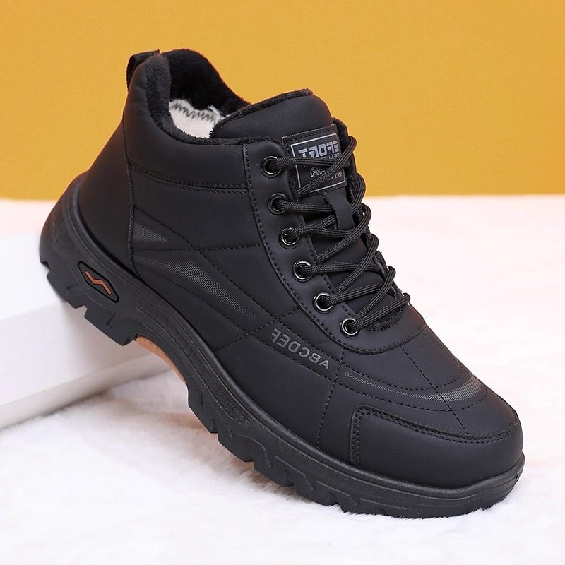 2025冬季新款老北京棉鞋男加绒保暖绵羊毛户外防滑运动鞋爸爸棉靴,流行男鞋,棉鞋,淘宝优惠券,粉丝福利购,淘宝优惠卷