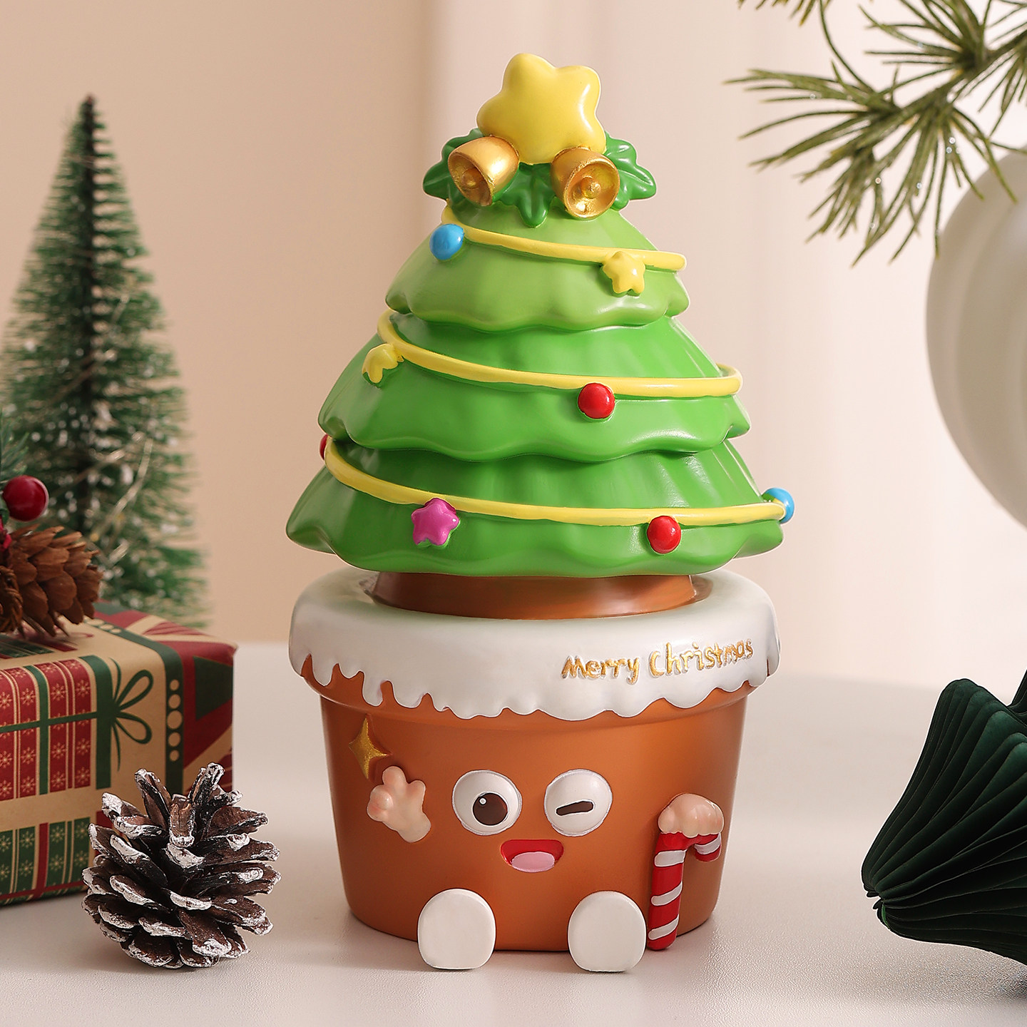 创意圣诞树摆件桌面场景布置氛围感装饰儿童男女生圣诞礼物小礼品,家居饰品,装饰摆件,淘宝优惠券,粉丝福利购,淘宝优惠卷