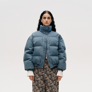 2025秋冬新款 hug DUST 牛仔面包羽绒服 ICE