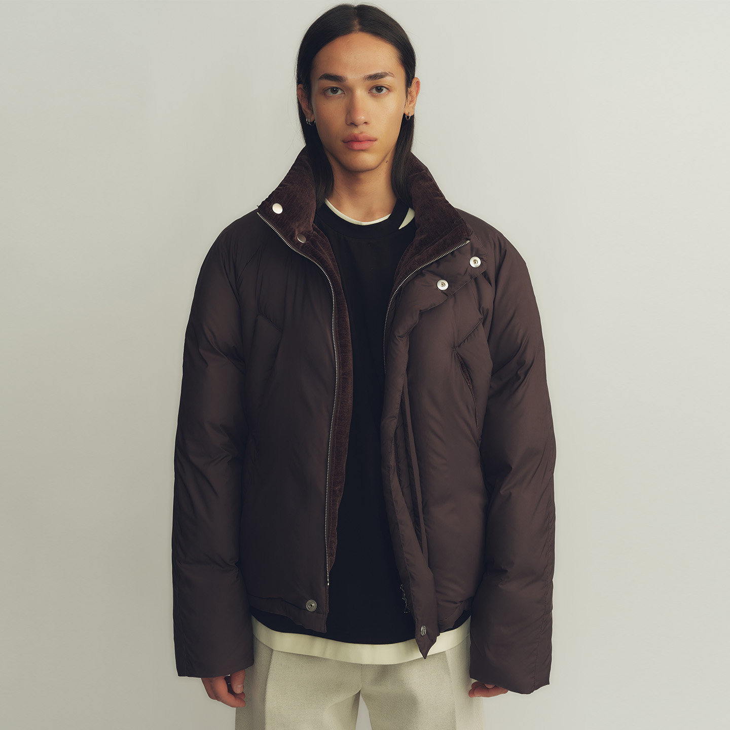 【NULLUS】hug 2025秋冬新款双口袋拉链面包服