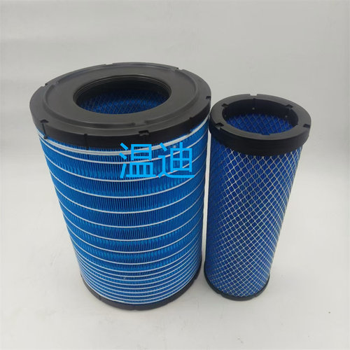 适用于挖机滤芯小松360-7/300-7空气滤芯PC360-7空滤k2840PU空滤