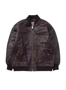 MADNESS JACKET*24AW余文乐同款日系潮牌做旧复古皮衣夹克外套男