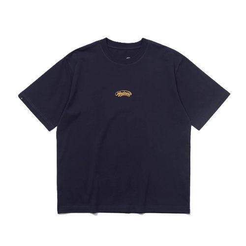 MADNESS*25SS字母印花短袖tee 荧光绿 余文乐重磅纯棉宽松落肩T恤