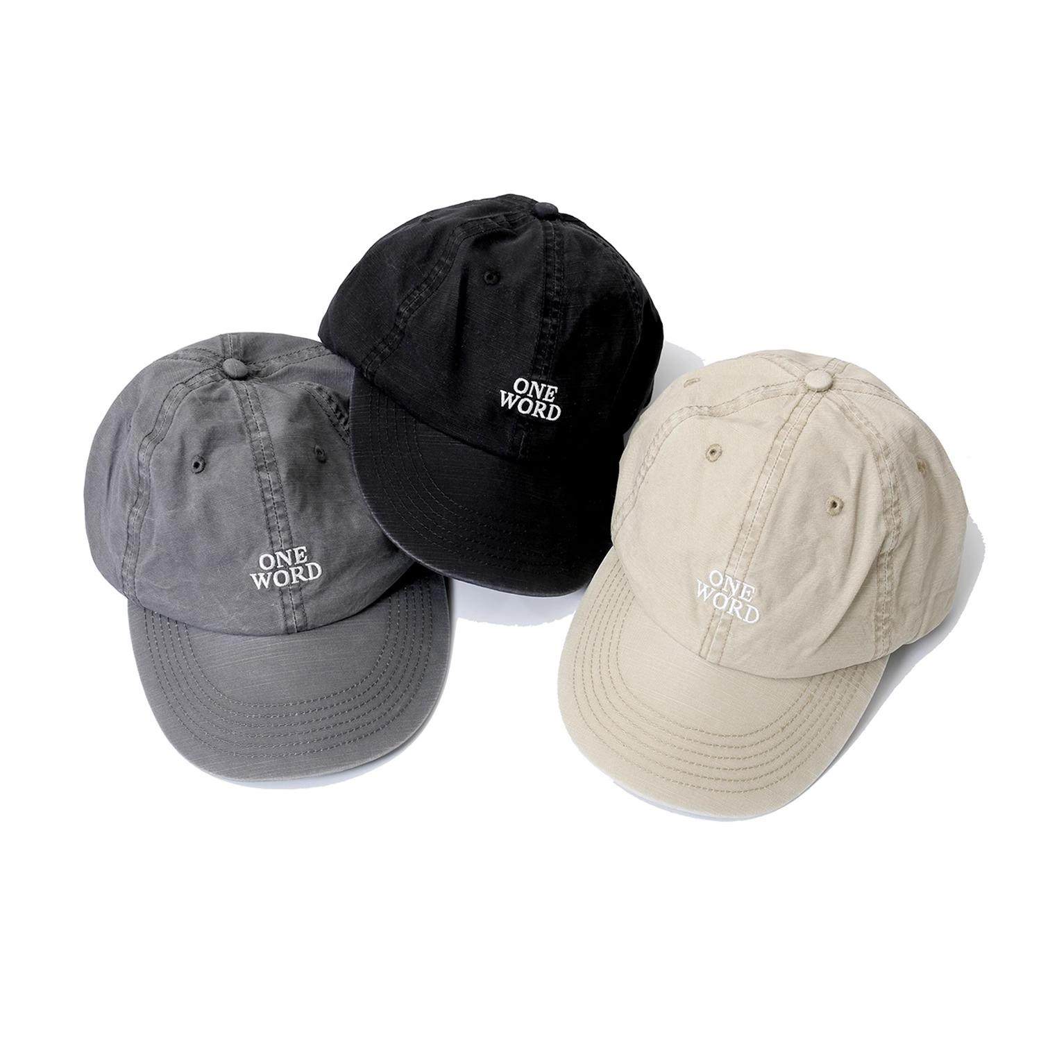 MADNESS*25SS余文乐同款水洗做旧鸭舌帽子户外露营遮阳刺绣棒球帽