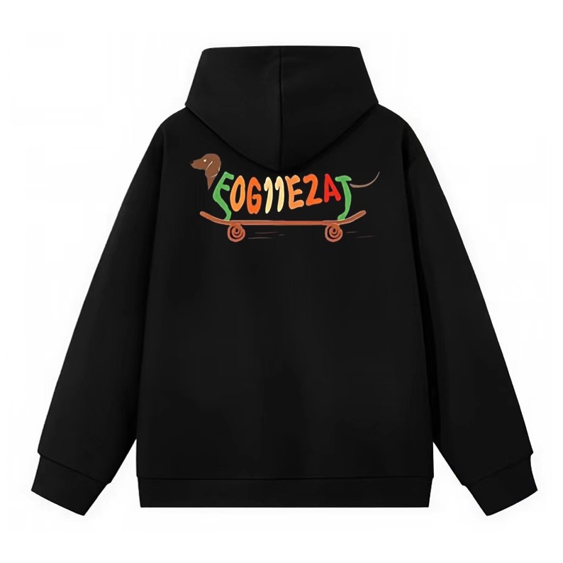 WE11DONE TRACK*25AW小众潮牌高街休闲印花情侣连帽休闲卫衣男