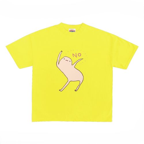 Florki Blur*25SS小众潮牌 搞怪卡通印花圆领情侣百搭短袖T恤男