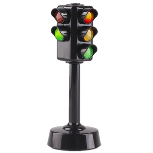 双头红绿灯玩具交通信号灯模型道路标志牌幼儿园儿童教具仿真包邮