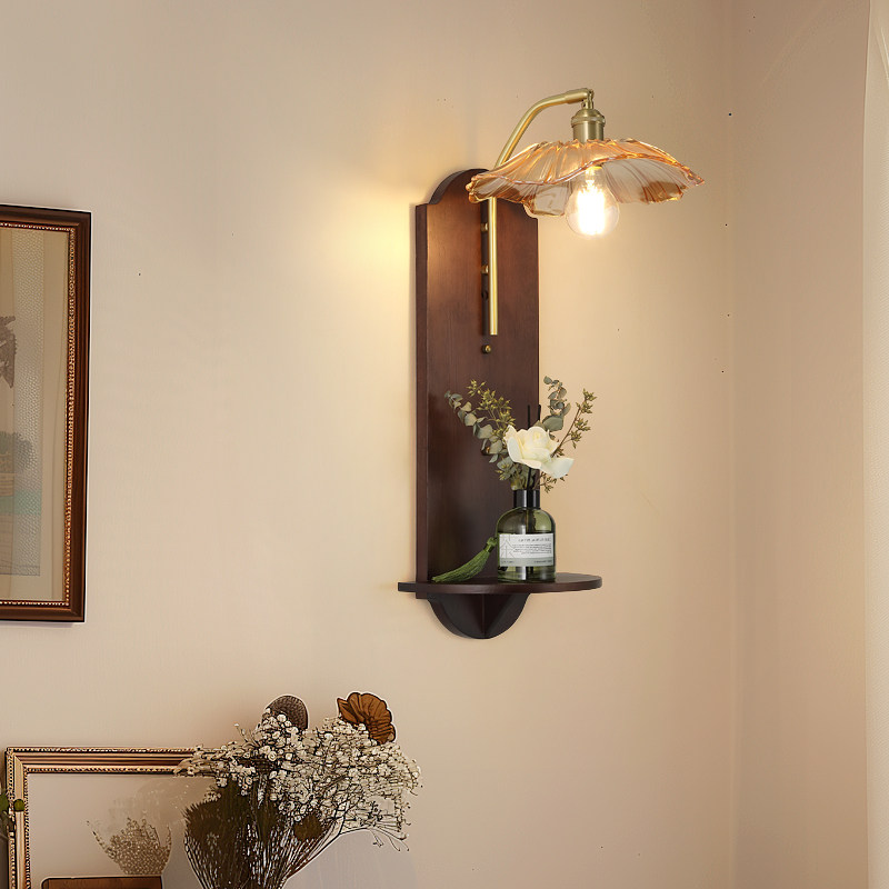 中古侘寂主卧室壁灯床头灯覆古客厅法式中式创意艺术过道楼梯壁灯