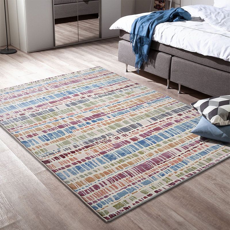 比利時進口現代美式簡約時尚彩色幾何北歐風客廳沙發臥室加厚地毯在類目 居家布藝, 地毯中 - 來自Buy2taobao.com提供專業的淘寶代購服務