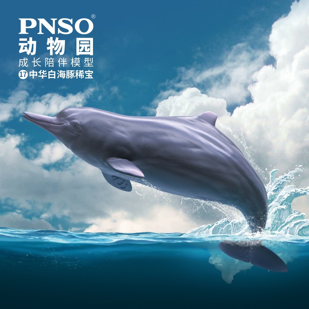 PNSO动物园成长陪伴模型17中华白海豚稀宝图片