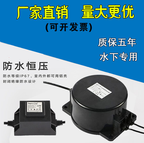 防水变压器220V转AC12V/24VLED水底灯地埋灯户外灯具 专用交流器