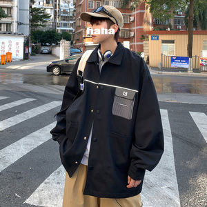 外套男休闲男士年冬季新款衣服春季男生工装夹克 J912 批80图片