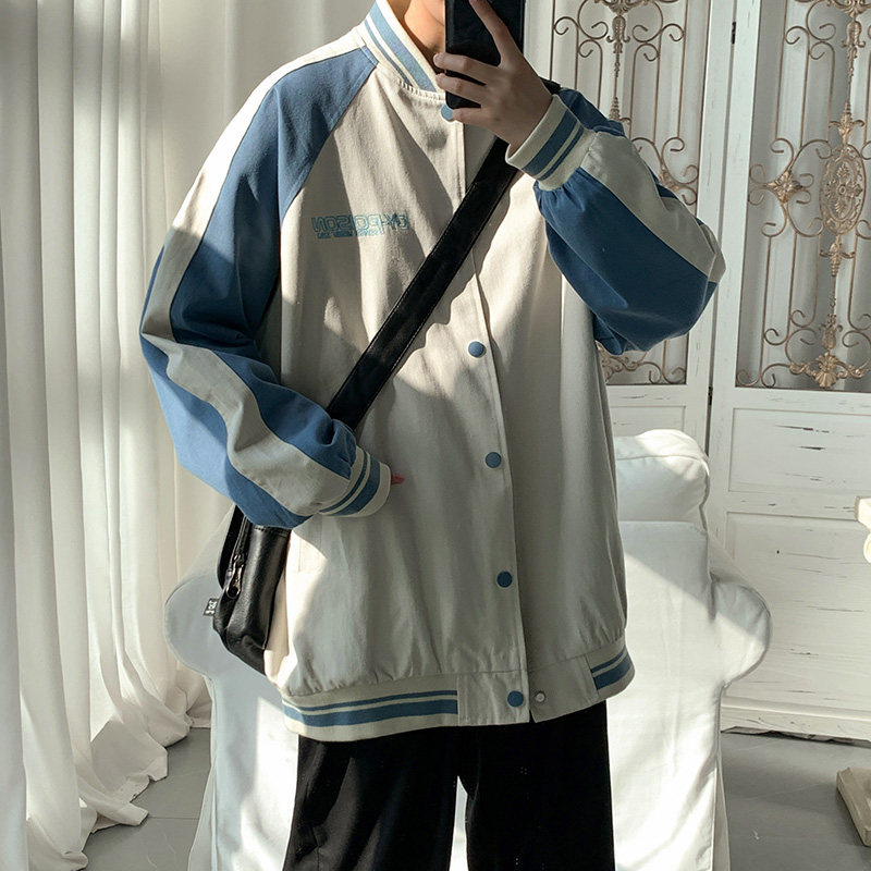 2021夹克男外套上衣韩版男棒球服运动休闲上衣J217P85控118,男装夹克,电商A157