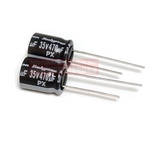红宝石电解电容35V470UF 10X16 YXJ高频低阻470UF 35V PX普通