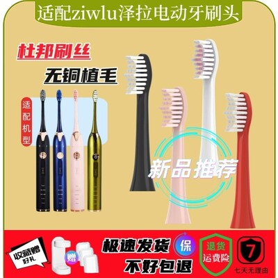 适配日本ziwlu泽拉电动牙刷头P1/X9SDlSP1/FSP2通用软毛替换头