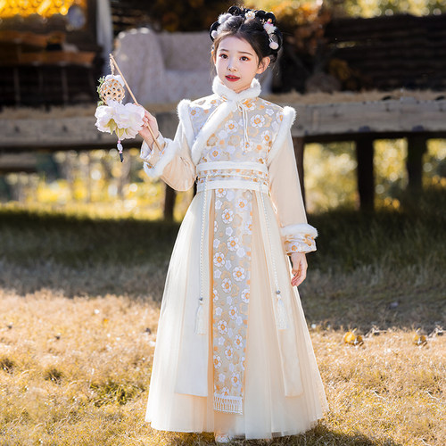 汉服女童秋冬款儿童古装