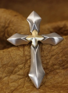 男士925十字架百搭吊坠