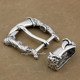 s925纯银复古霸气龙爪针扣皮带扣头男士 纯银腰带扣头 百搭简约个性