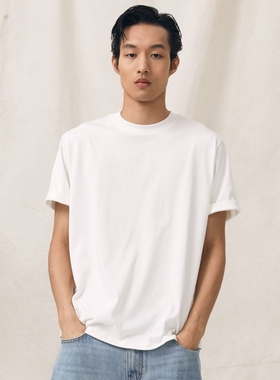 PrettyRiver新疆长绒棉box基础纯棉T恤亲肤圆领短袖上衣打底衫