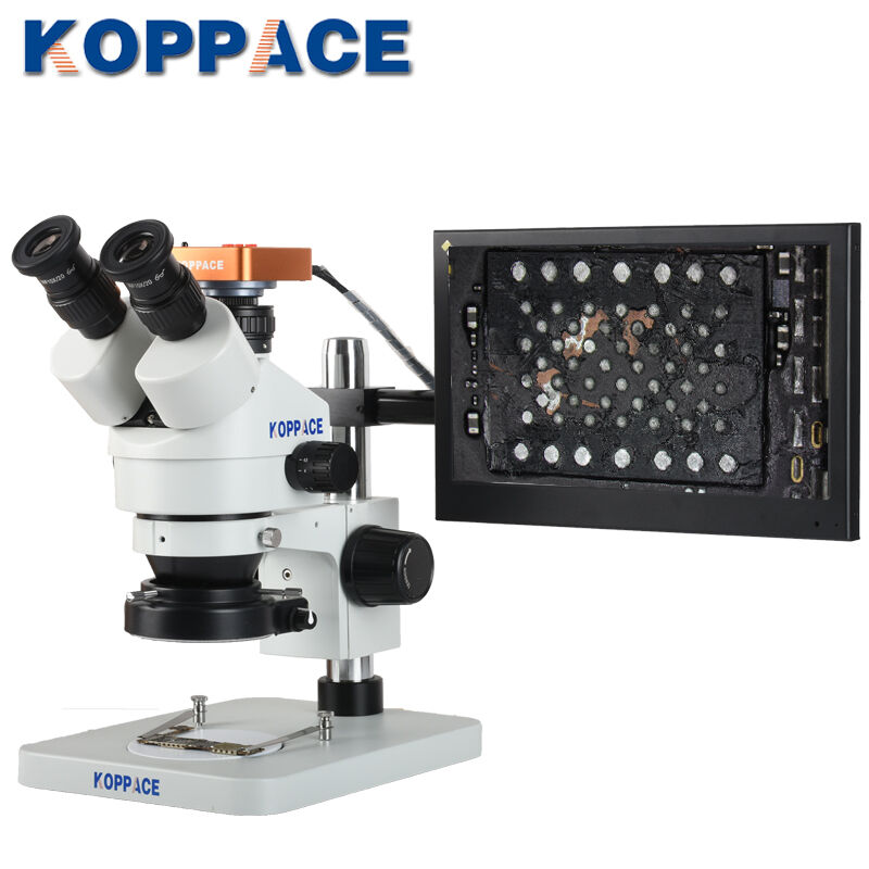 KOPPACE3.5X-180X手机维修显微镜4000万像素HDMI高清工业电子显微 文具电教/文化用品/商务用品 显微镜/电子目镜 原图主图