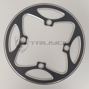 TRUYOU 山地车合金铝牙盘护盘42T 44 链罩公路车盘片保护盘BCD104