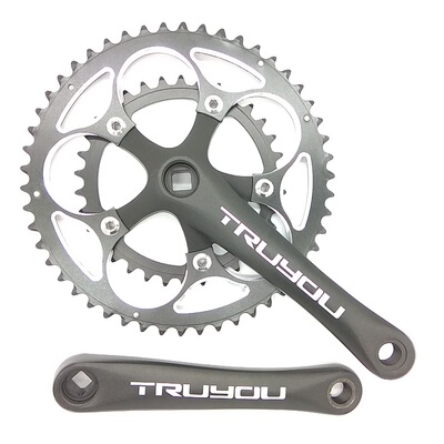TRUYOU公路牙盘折叠车110BCD 50/48/46 34T 双盘片曲柄 2*7/8/9速