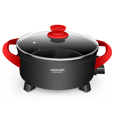 昊厨多功能电火锅韩式一体锅煮饭