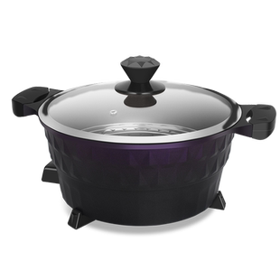 傻厨多功能电火锅韩式柴火饭锅巴粥一体锅大容量电煮锅家用电炒锅