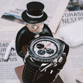 礼服老管家手表台 礼帽老爷爷手表架表托 腕表首饰收纳手表展示架