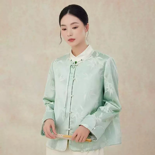 2025年春新品梨花庄专柜正品新中式正品新中式文艺国风上衣外套