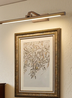 全铜镜前灯美式复古玄关壁画灯卫浴镜柜镜前灯画廊装饰挂画壁灯