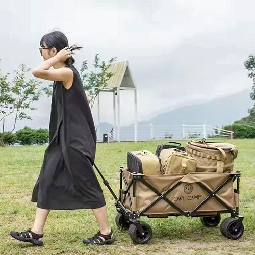 owlcamp户外露营车装备拖车折叠小拉车手推营地车加宽越野万现货