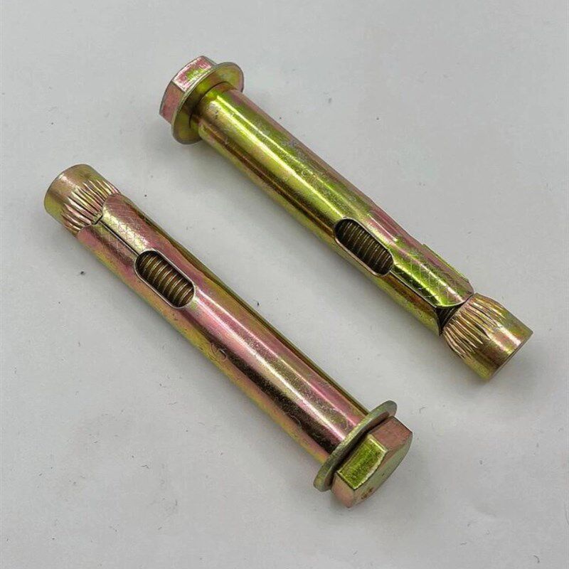 定制m6镀涨内置膨胀护栏地板外六角m式彩膨胀螺栓m10m8膨胀螺现货
