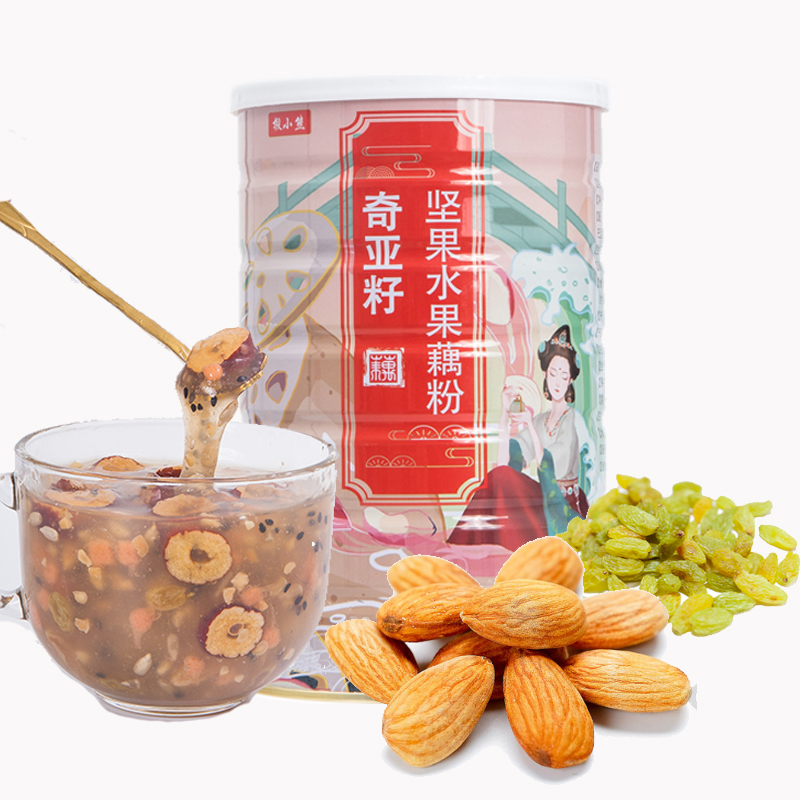 椴小熊奇亚籽坚果藕粉网红代餐