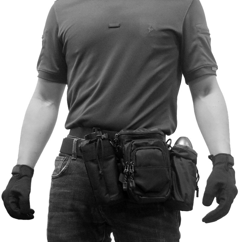 DEYIYING 야외 스포츠 허리 가방 다기능 주전자 허리 가방 남성과 여성 러닝 허리 가방 사이클링 교수형 가방 크로스 바디 백