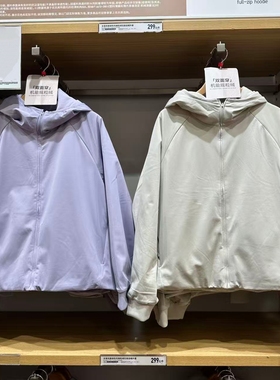 L&CP女装双面穿防风摇粒绒拉链连帽外套户外防水秋冬新款E479697