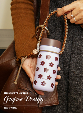 GRAFREE不锈钢保温杯女生高颜值水杯便携杯子随行咖啡杯小巧新款