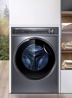 Haier/海尔 XQG100-BD14376LU1 大容量直驱精华洗智能滚筒洗衣机