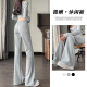 微辣喇叭裤 子 冬瑜伽休闲裤 女春秋灰色加绒2026新款 小个子运动卫裤