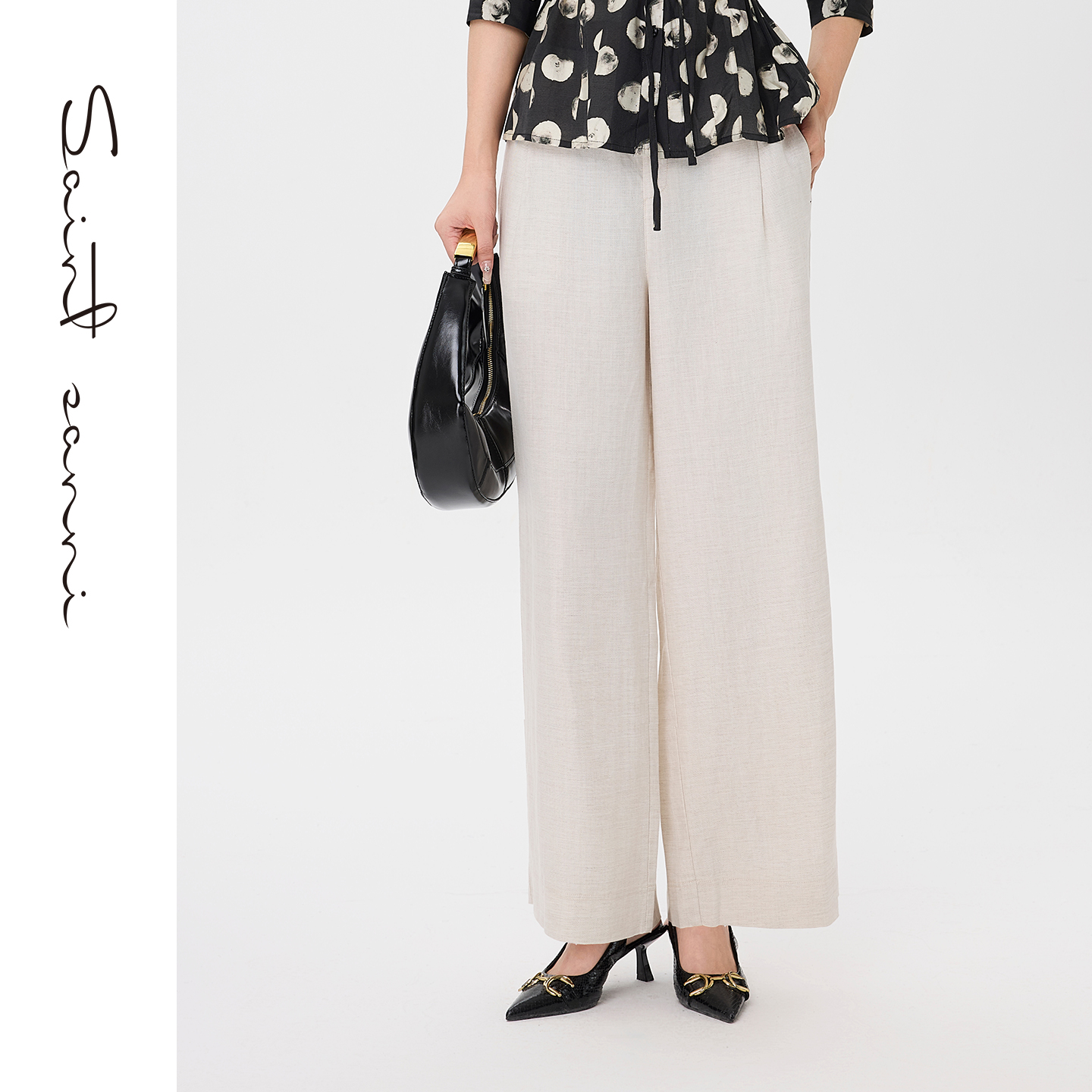 圣轩尼新款休闲裤宽松直筒阔腿