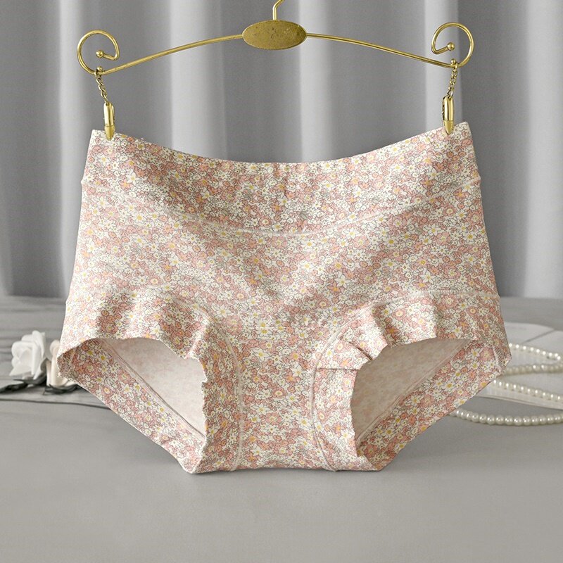内裤女士纯棉裆中腰碎花包臀不夹屁屁不卡裆收腹短裤头三角底裤,女士内衣/男士内衣/家居服,女三角裤,淘宝优惠券,粉丝福利购,淘宝优惠卷